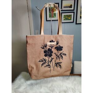 Minted wildflower "Mary" 100% cotton canvas  tote bag designed by Independent ar